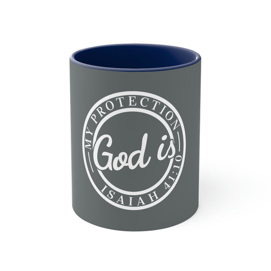 God is My Protection Coffee Mug