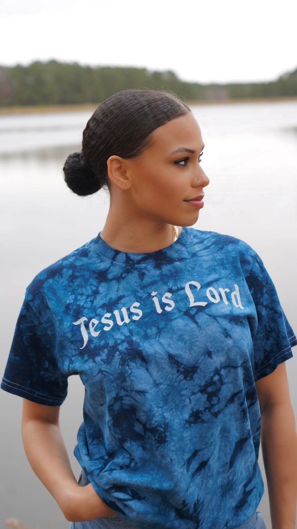 Jesus is Lord Unisex Tie-Dye Tee