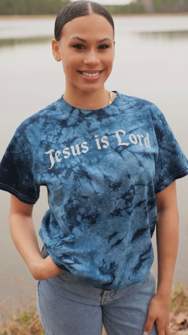 Jesus is Lord Unisex Tie-Dye Tee